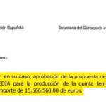 El Consejo de Administración aprobó ayer un pago a Globomedia por valor de 15,56 millones de euros por la próxima temporada de «Águila roja», es decir, unos 915.000 por capítulo