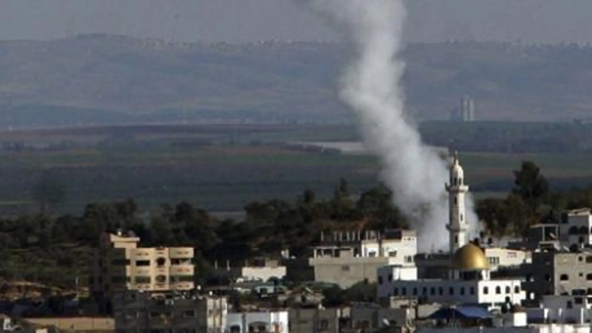 Cohetes de Hamas disparados desde una mezquita