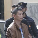 Gao Ping, en el momento de ser detenido por la Policía