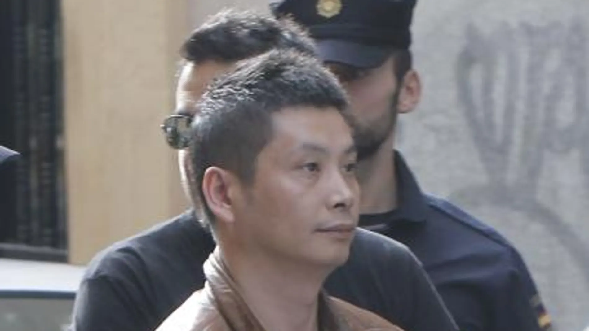 Gao Ping, en el momento de ser detenido por la Policía