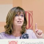 La consellera de Enseñanza, Irene Rigau