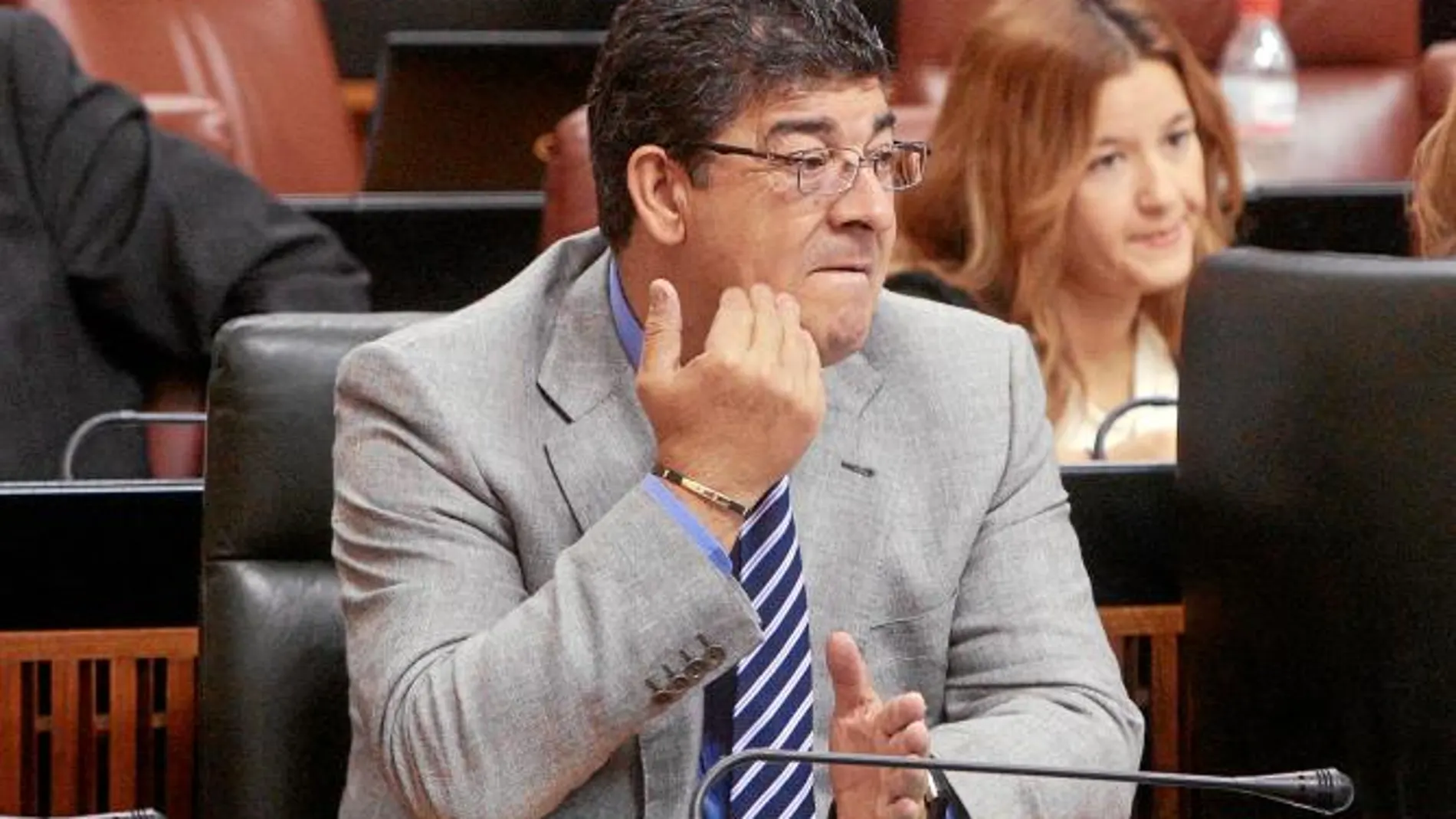 El coordinador general de IULV-CA y vicepresi-dente de la Junta, Diego Valderas