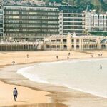 La popular playa de La Concha en San Sebastián