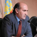 El conseller de Economía, Enrique Verdeguer, tras la reunión del pleno del Consell