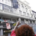 Los «indignados» allanaron el Hotel Madrid, en la calle Carretas, la madrugada del pasado domingo tras terminar la manifestación del 15-O