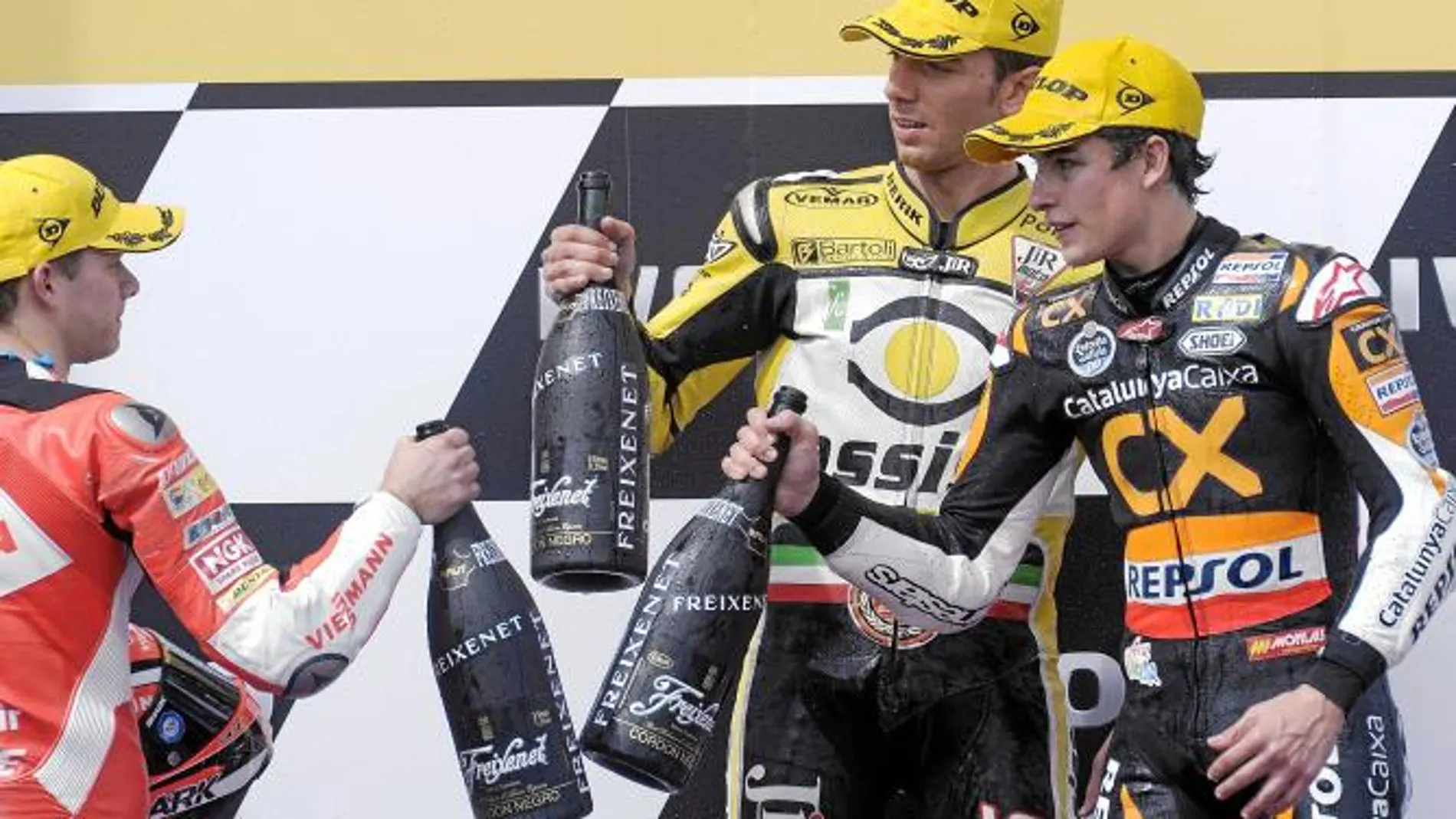 MÁRQUEZ salió en la 38ª posición y acabó tercero, muy cerca de Bradl