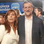 Alicia Sánchez-Camacho y Jorge Fernández, recibieron a Mariano Rajoy como «futuro presidente del Gobierno»