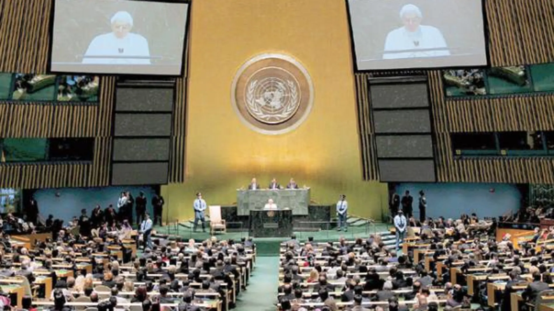 El Papa defiende ante la ONU los derechos humanos