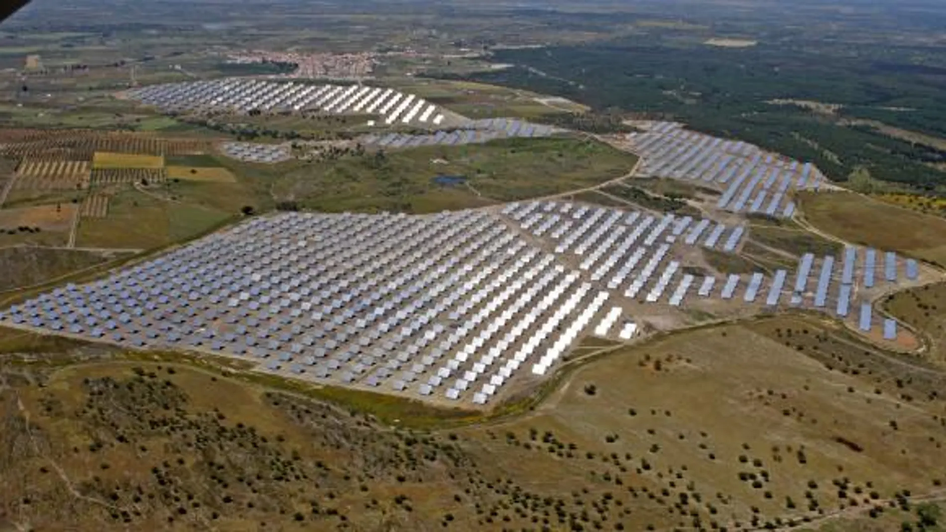 Con 46 MWp de potencia, la planta solar está instalada en Amareleja (Portugal)