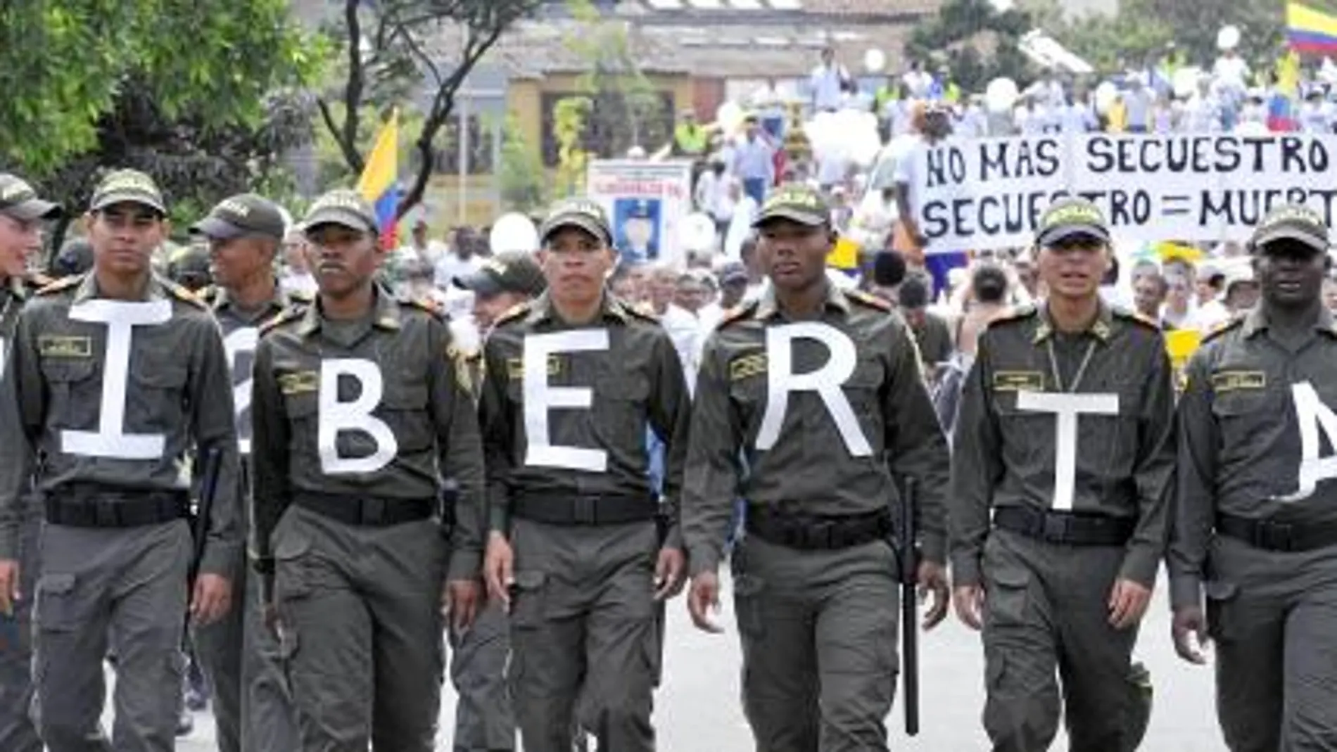 La manifestación más multitudinaria fue en Bogotá