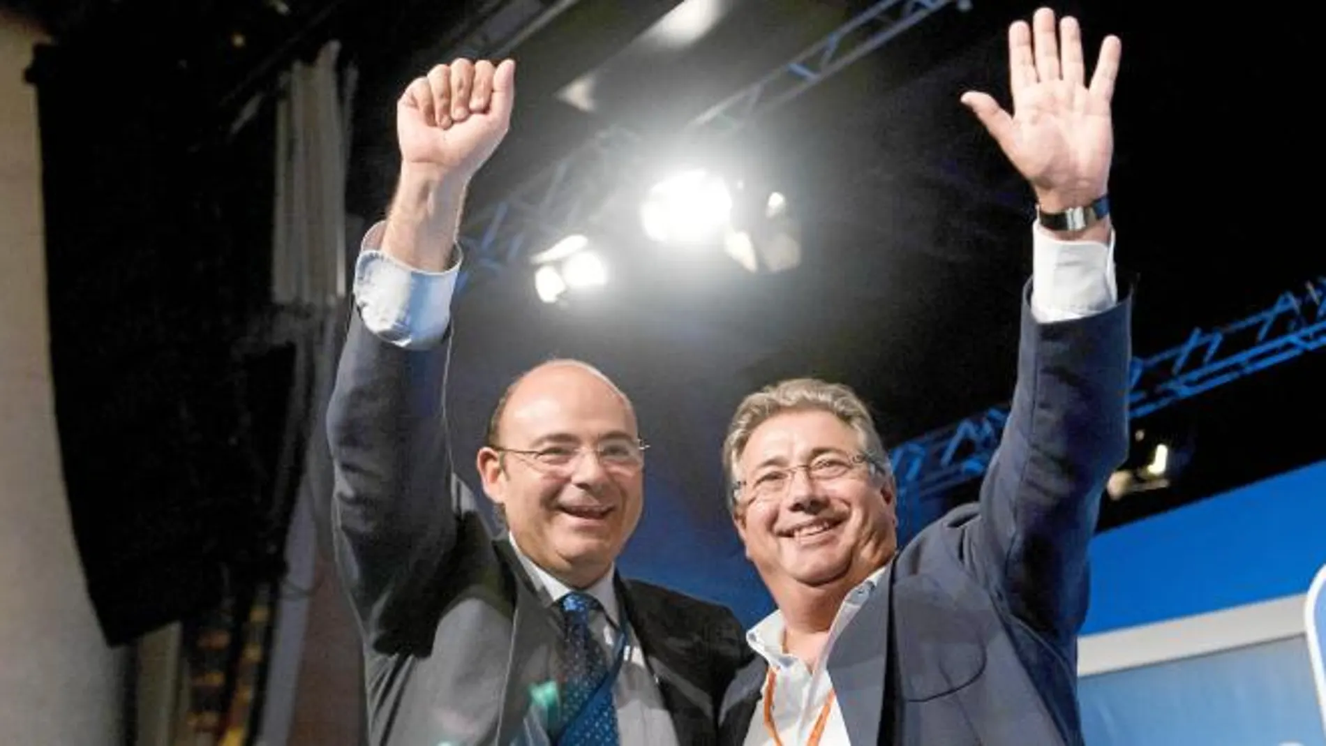 Sebastián Pérez, en la imagen, con Zoido