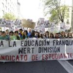 Los estudiantes de Secundaria se manifiestan en Madrid