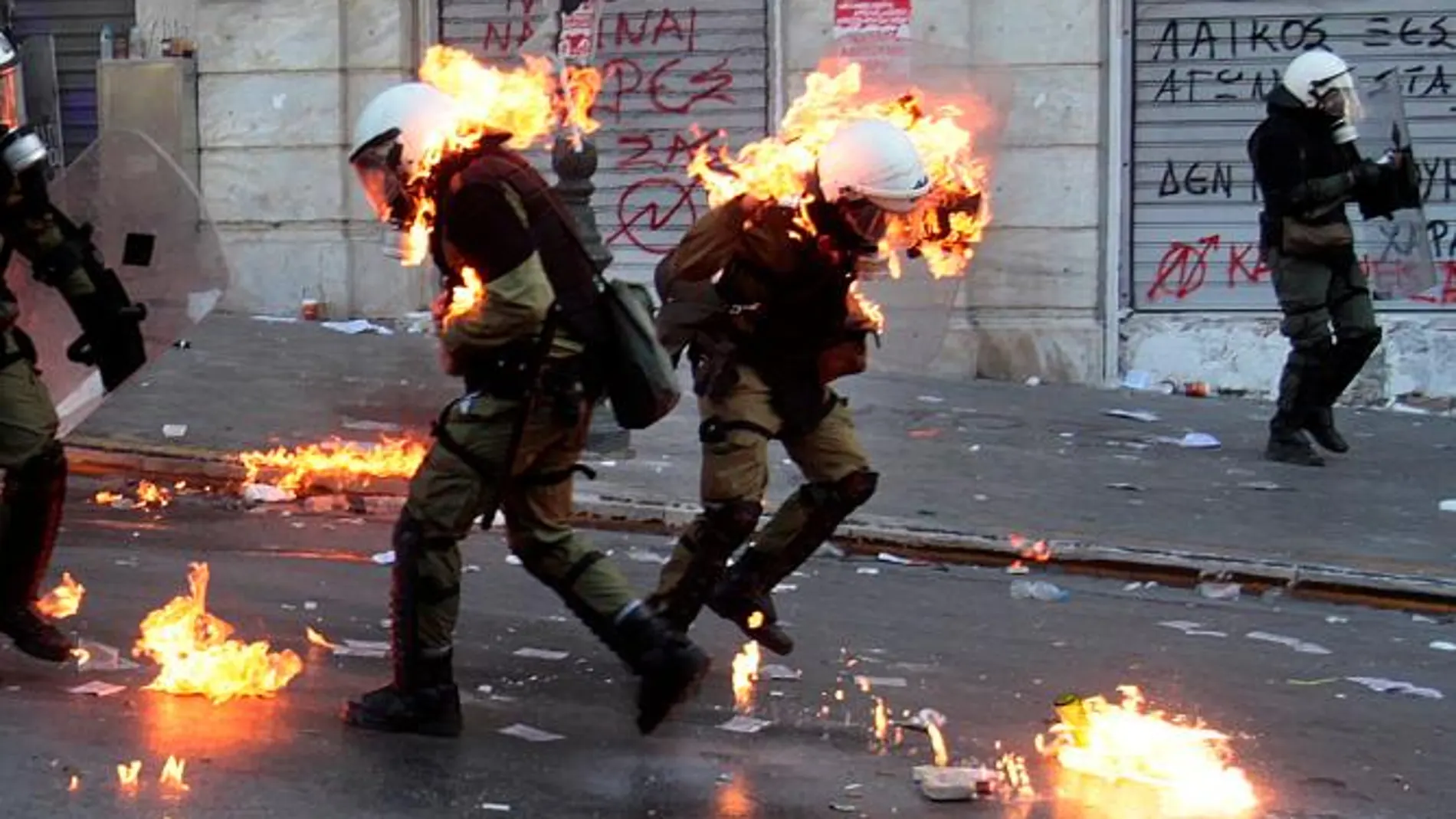 Imagende archivo de la huelga en Grecia el pasado 20 de octubre