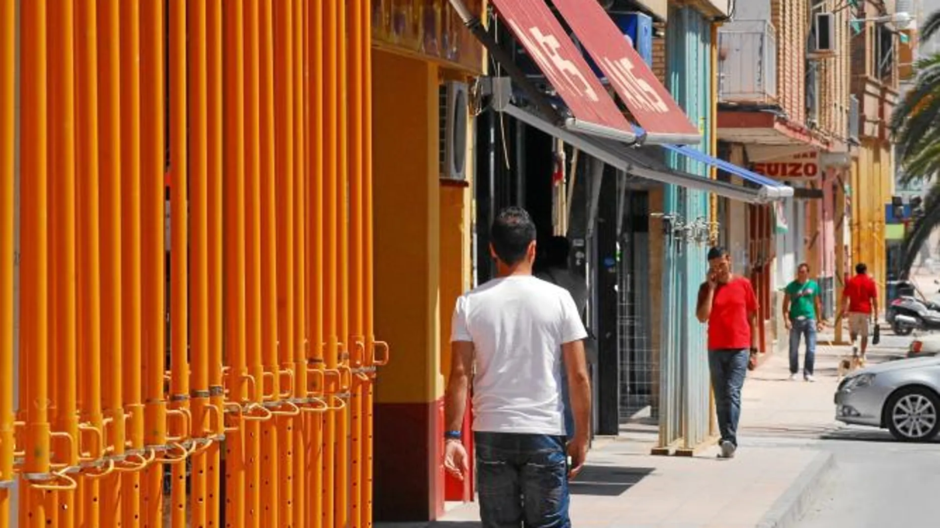 Imagen que se repite en casi todas las calles de la ciudad de Lorca