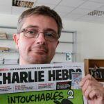 El director de publicaciones del semanario satírico francés "Charlie Hebdo", Charb