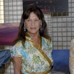 Pepa Flores, en su última aparición pública en mayo de 2012, durante la inauguración de la exposición de su hija María Esteve