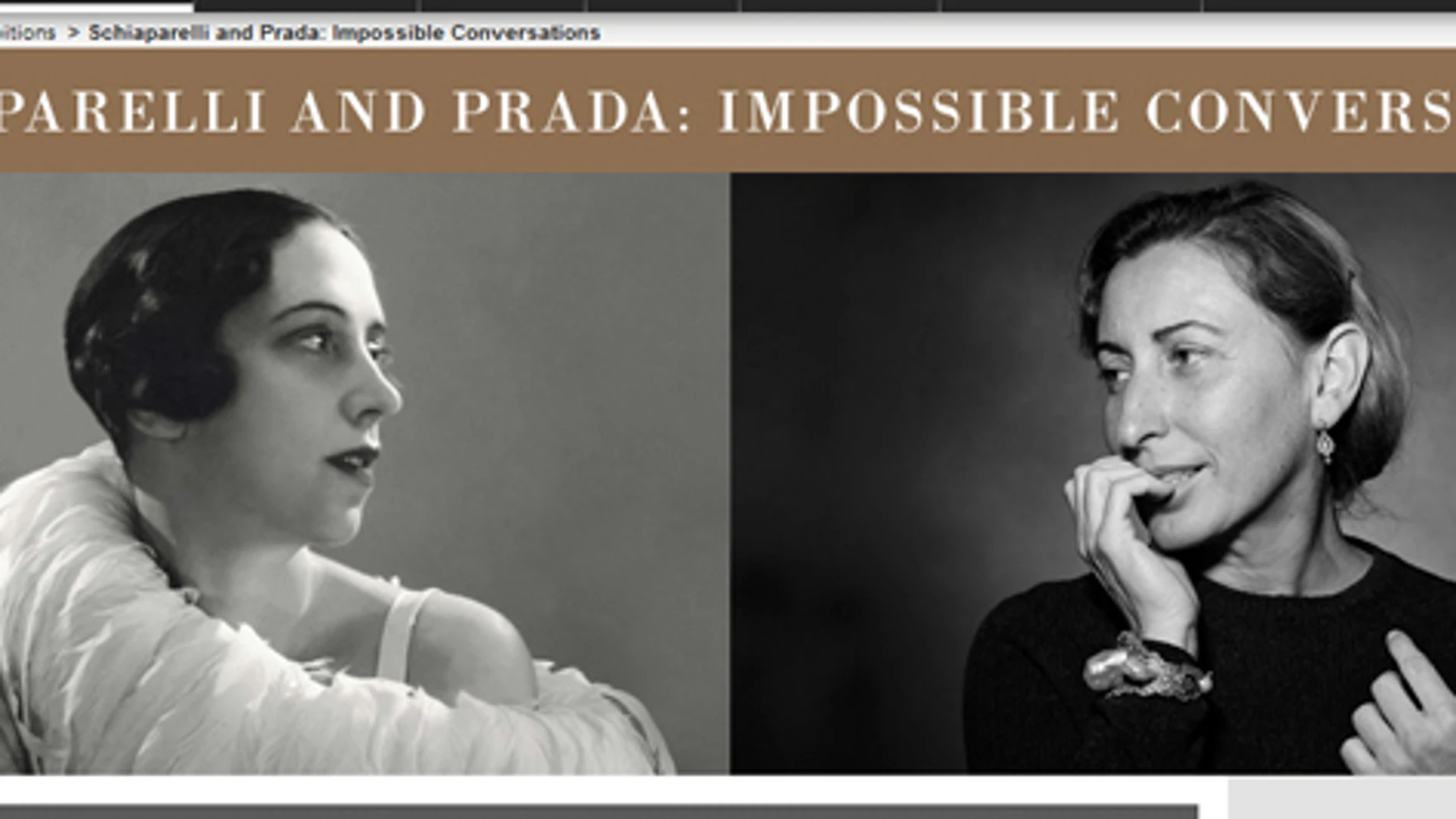 Una conversación (imposible) entre Elsa Schiaparelli y Miuccia Prada en el Metropolitan