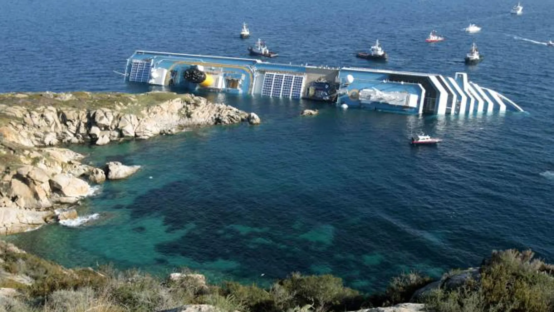 Un «Titanic» en aguas italianas