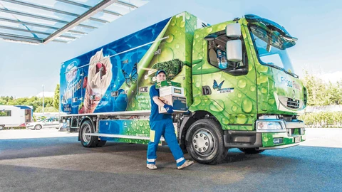 Un camión frigorífico 100% eléctrico