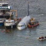 Milagro en Nueva York: se salvan todos los pasajeros de un avión que cayó al río Hudson