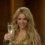 Shakira en el anuncio de Freixenet de 2010