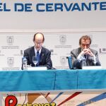 De Santiago-Juárez inaugura las jornadas, junto al rector de la UEMC, Martín J. Fernández Antolín