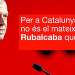 El director de campaña del PSC, José Zaragoza, ha vuelto a recurrir al PP como el centro de sus mensajes