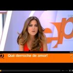 Romina Belluscio manda un beso a Guti en directo en «Espejo Público»