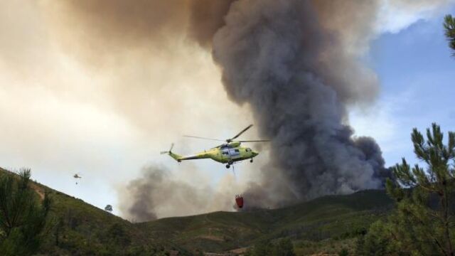 Fuego «intencionado» en Las Hurdes