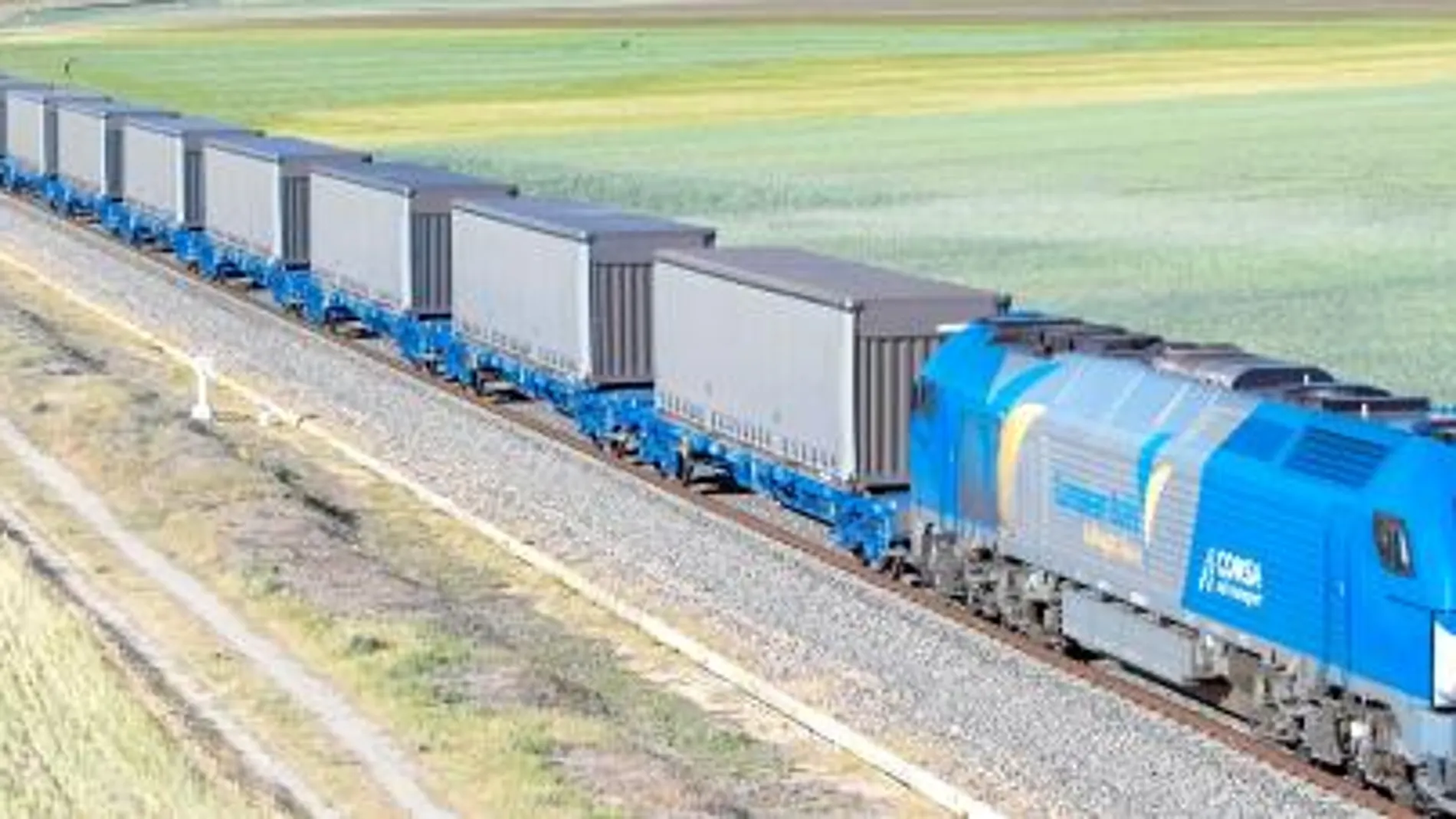 El objetivo de esta ayudas es incrementar la cuota modal del ferrocarril en el transporte de mercancías