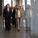 Rajoy, hoy, durante su visita a San Sebastián en la campaña electoral vasca
