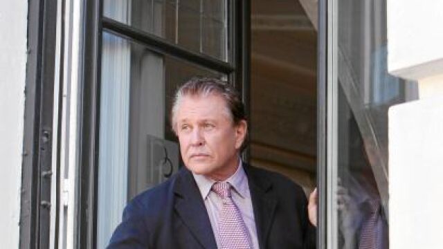 El actor durante su visita a Madrid