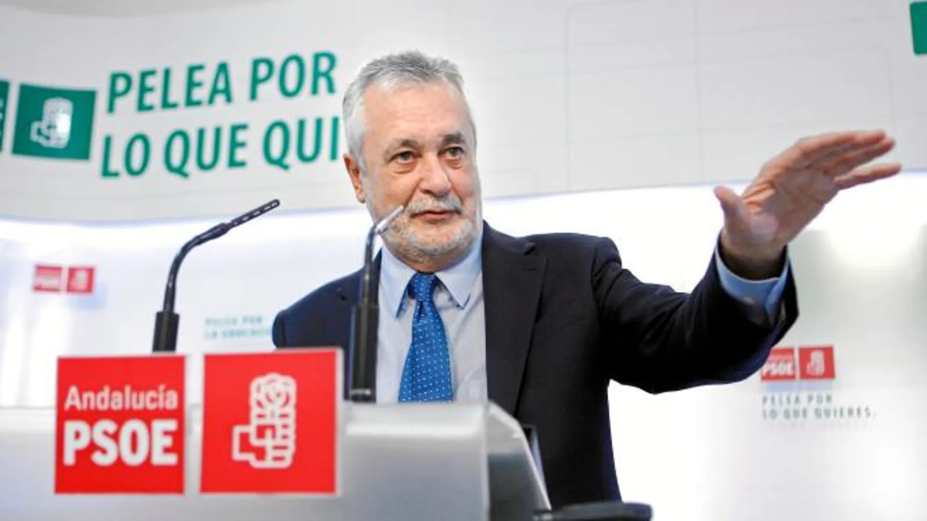El secretario general del PSOE-A, José Antonio Griñán, valoró ayer los resultados