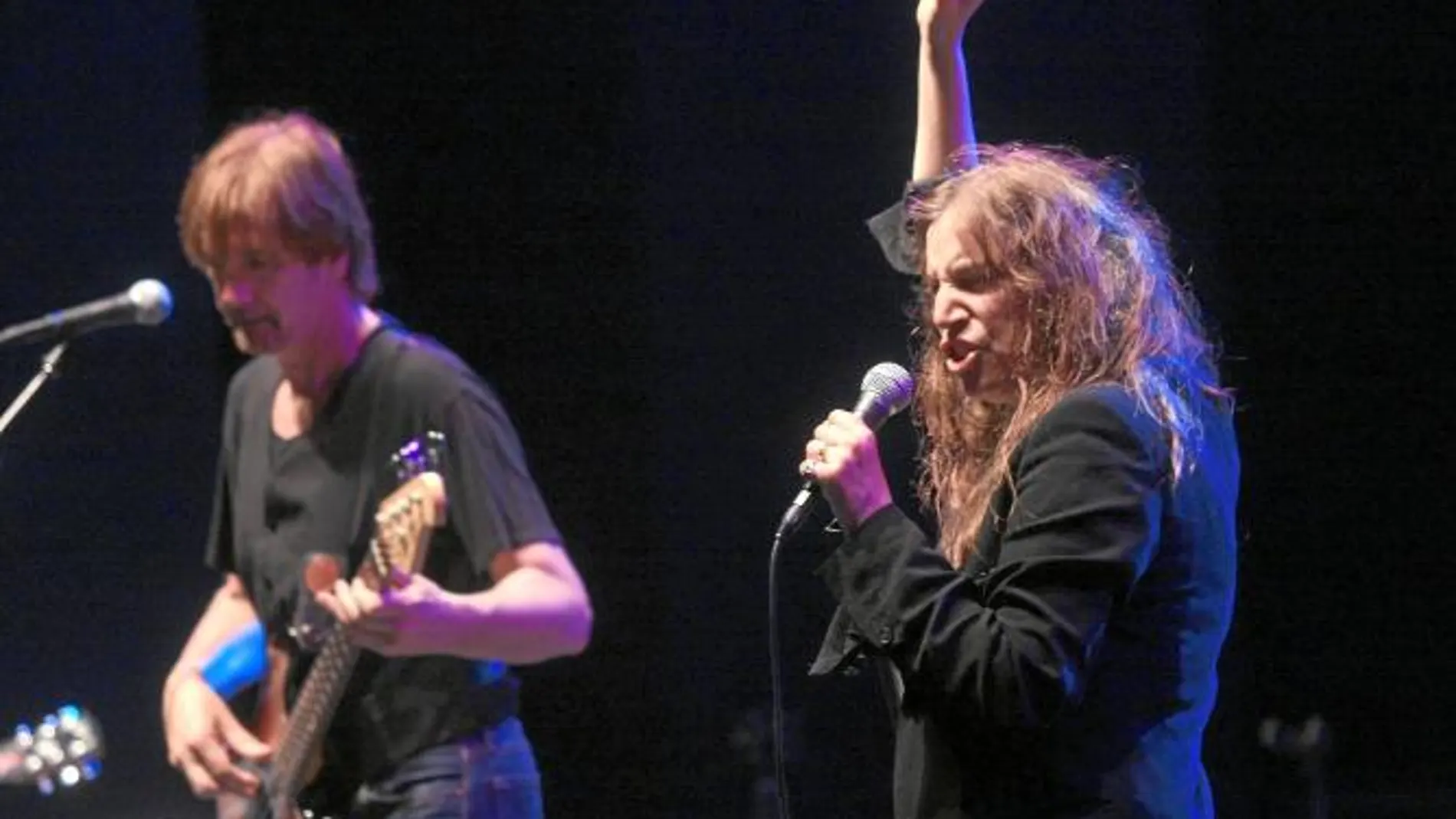 Una imagen de Patti Smith en concierto