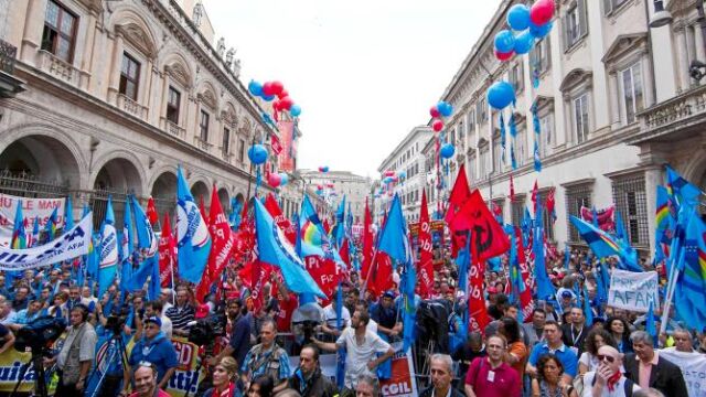La protesta de los funcionarios en Roma provocó dificultades en el transporte público