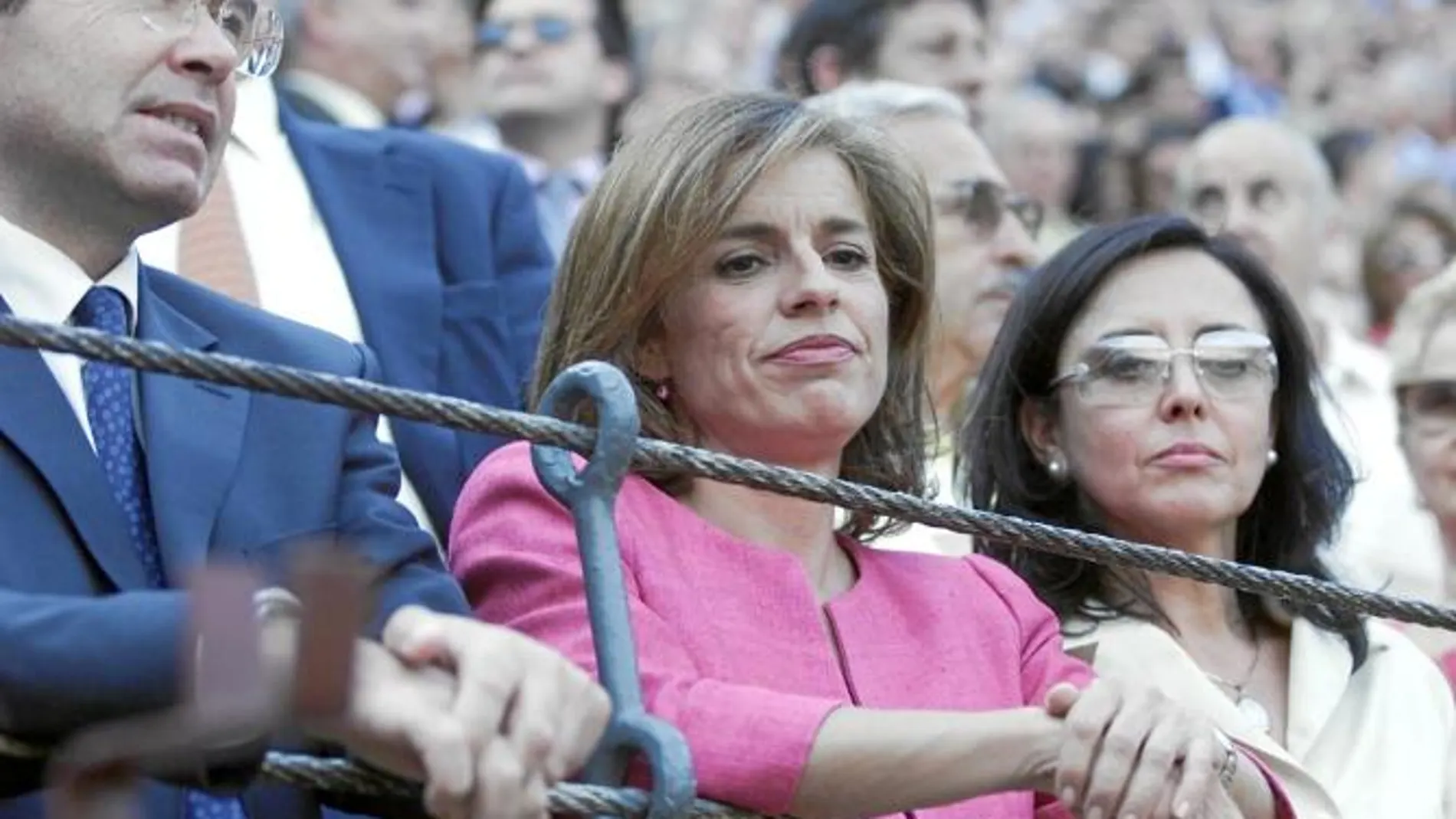La alcaldesa de Madrid, Ana Botella, en una imagen de archivo en la plaza de toros de Las Ventas