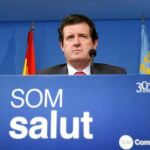 Los consellers de Sanidad, Presidencia y Hacienda, durante la rueda de prensa que ofrecieron ayer tras el pleno del Consell