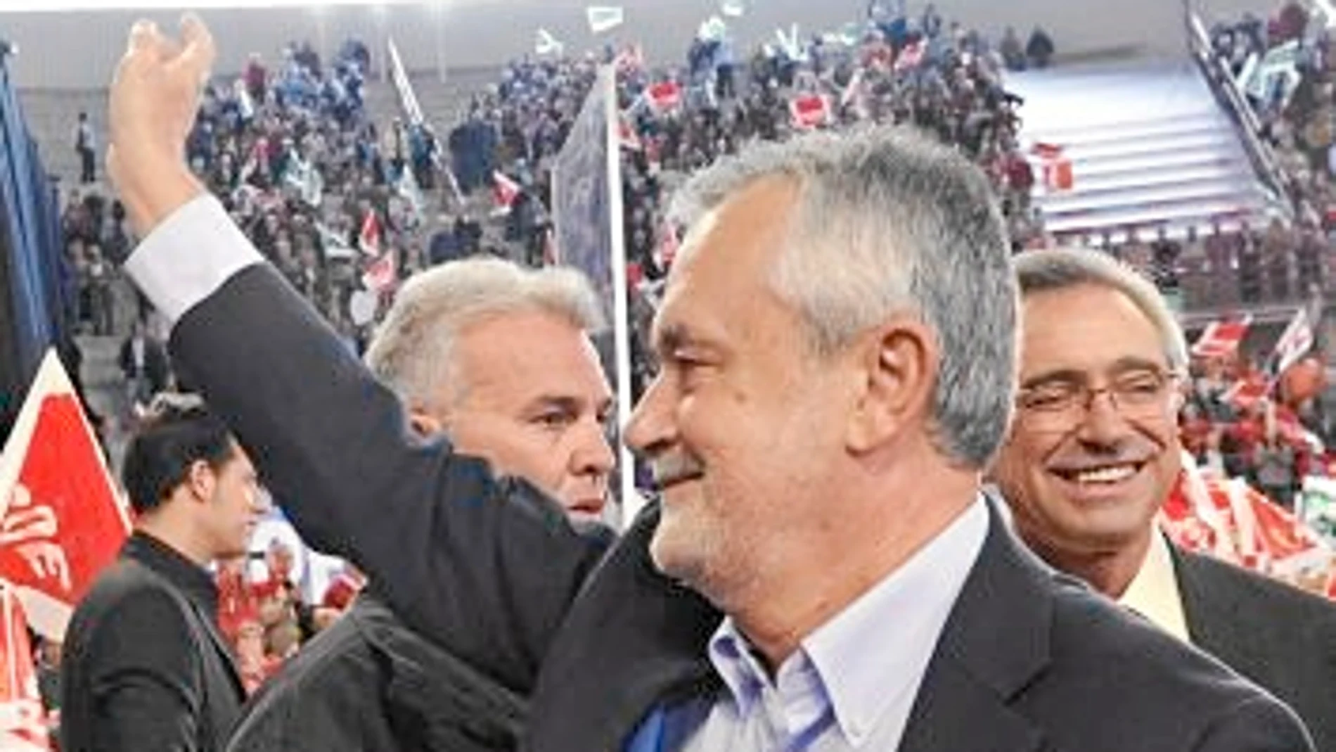 El presidente de la Junta, ayer, en un acto del PSOE en Granada