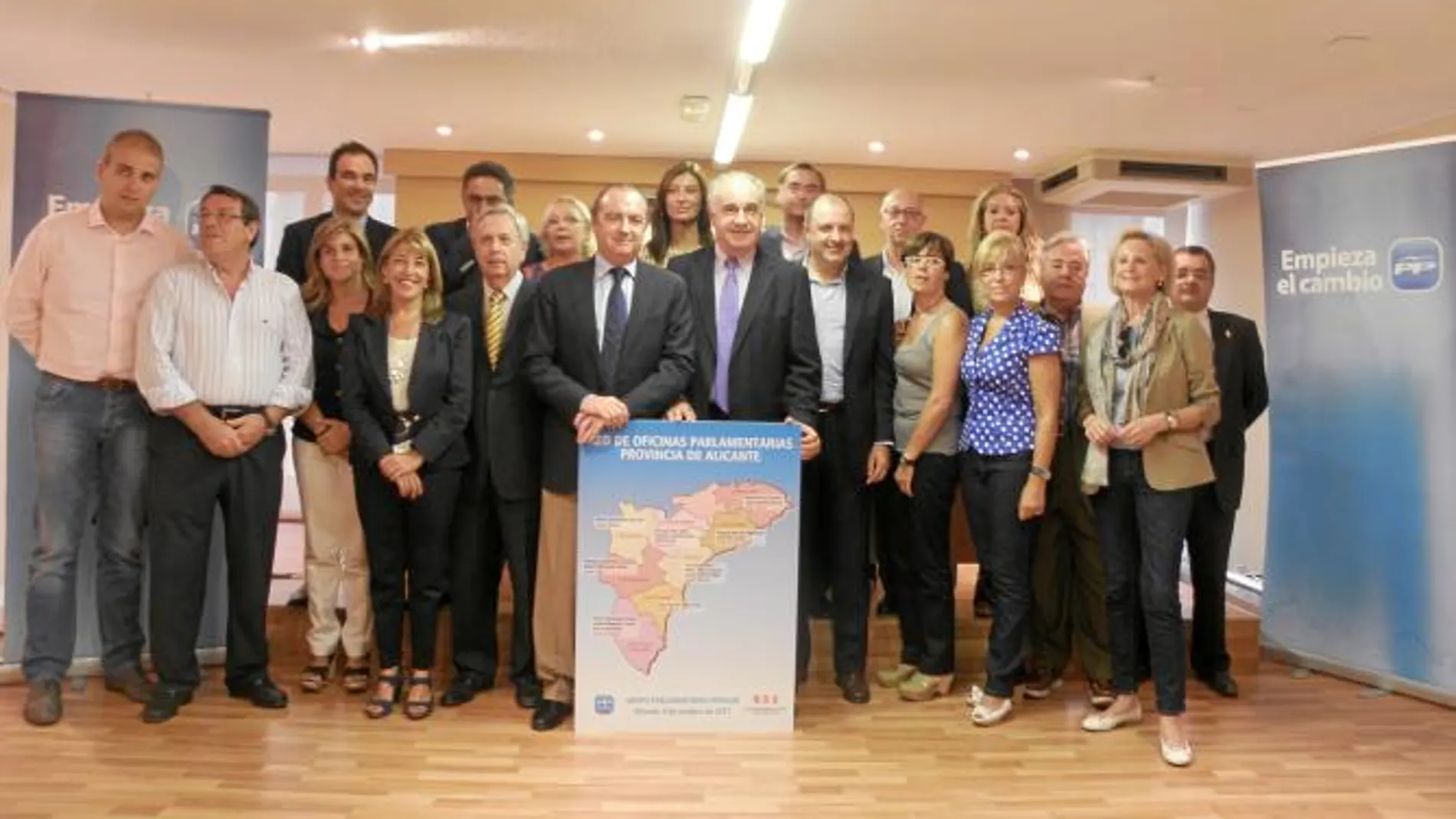 Imagen de la reunión de ayer, en Alicante