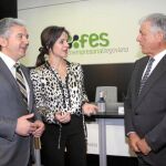 Silvia Clemente, Pedro Palomo y Fernando Tomé presentan la Asociación de Empresarios Segovianos en el Exterior