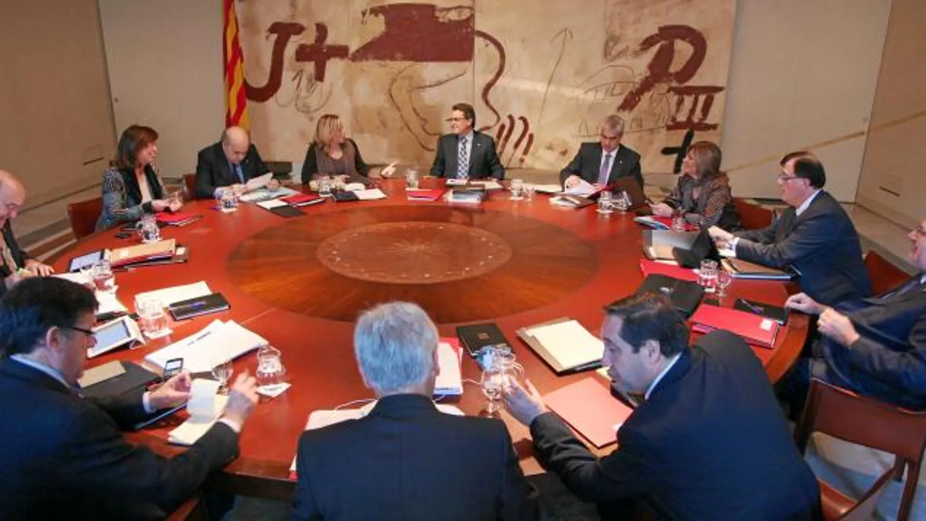 Imagen del Consell Executiu durante su reunión de ayer