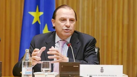 El diputado del Partido Popular por Murcia en el Congreso de los Diputados, Vicente Martínez-Pujalte