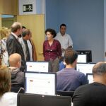 El consejero Sotoca visitó los curso que se imparten para desempleados