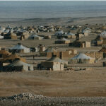 Imágen de archivo de un campamento de refugiados en el Sáhara Occidental