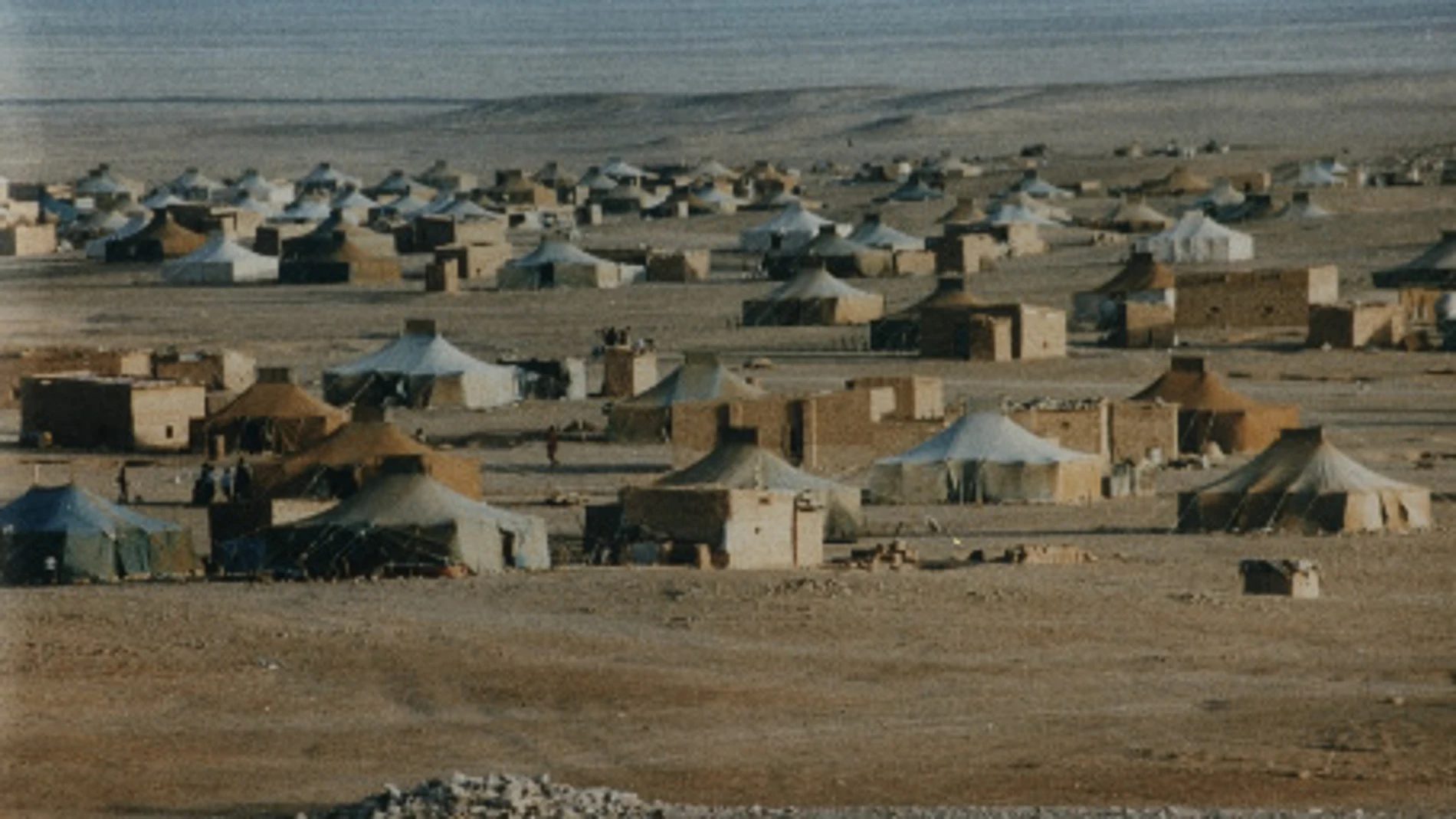 Imágen de archivo de un campamento de refugiados en el Sáhara Occidental