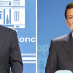 Zapatero hizo una declaración institucional de fin de la legislatura, y una hora después Rajoy presentó su balance en Génova
