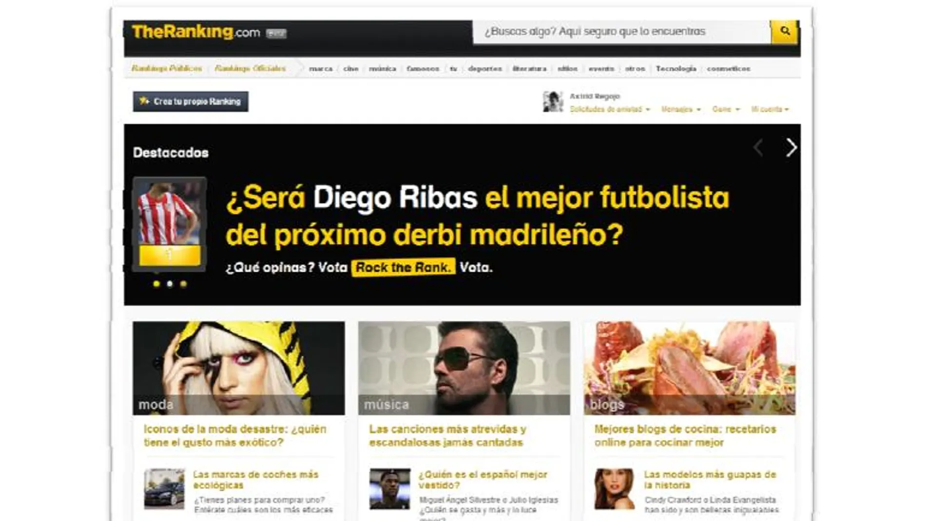Web de The Ranking