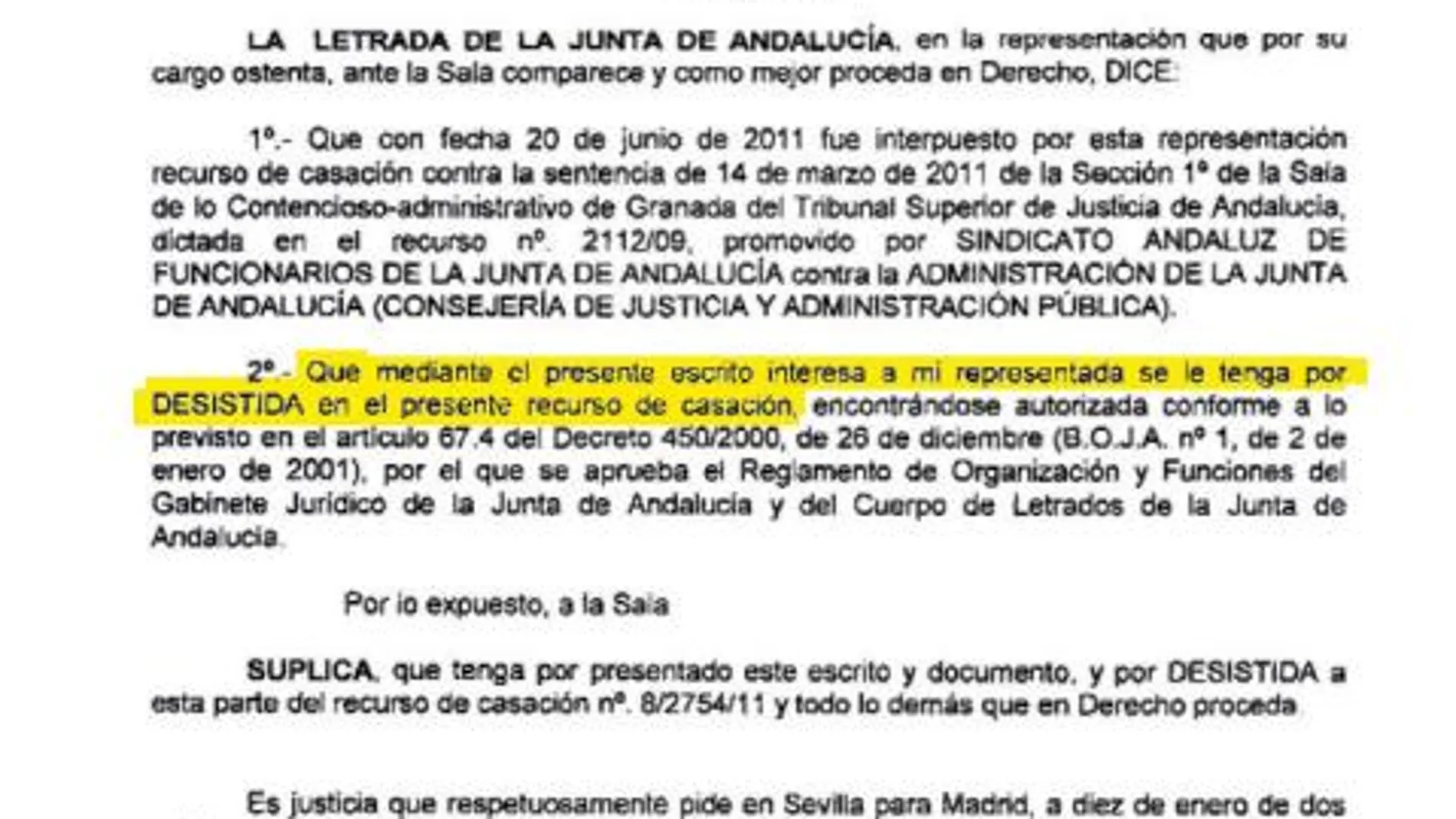 La Junta «desiste» y no recurrirá la anulación de otros 21 cargos «a dedo»