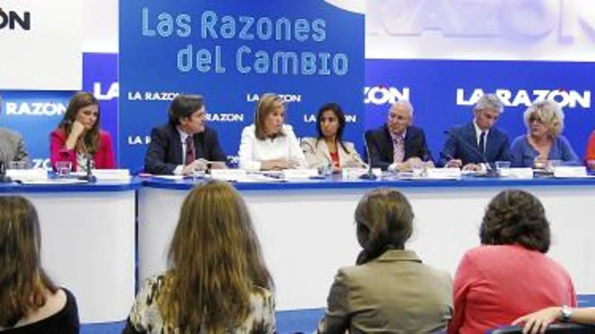 Ana Mato respondió ayer a las preguntas de la Redacción de LA RAZÓN