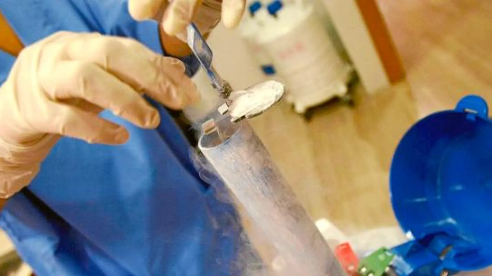 La donante pasa por un ciclo de hormonación con inyecciones diarias